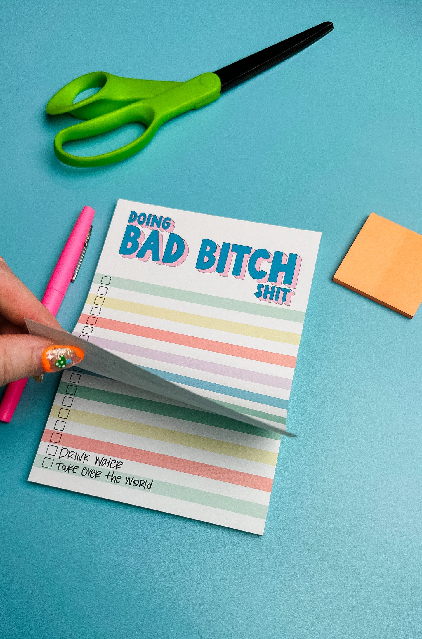 Doing Bad Bitch Shit Notepad