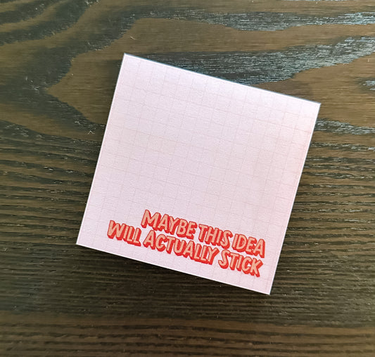 Maybe This Idea Will Actually Stick Post-it®