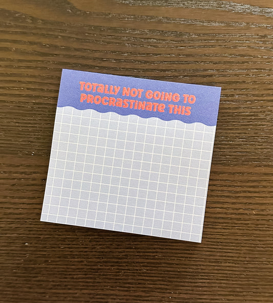 Totally Not Going to Procrastinate This Post-it®