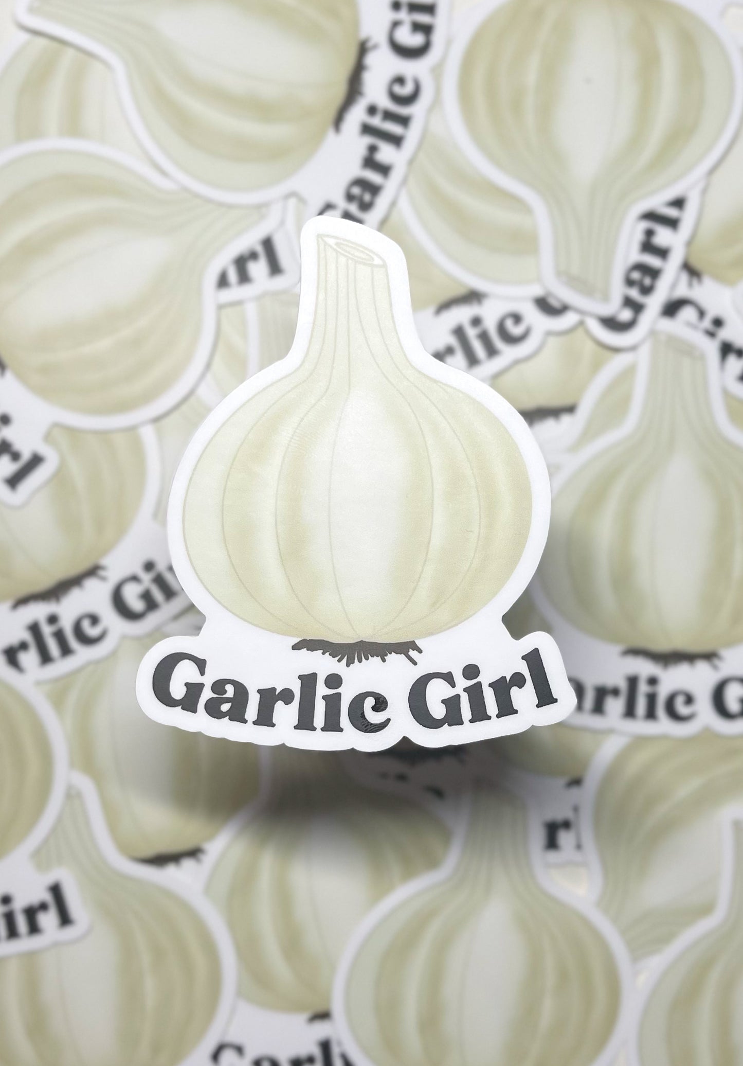 Garlic Girl Sticker