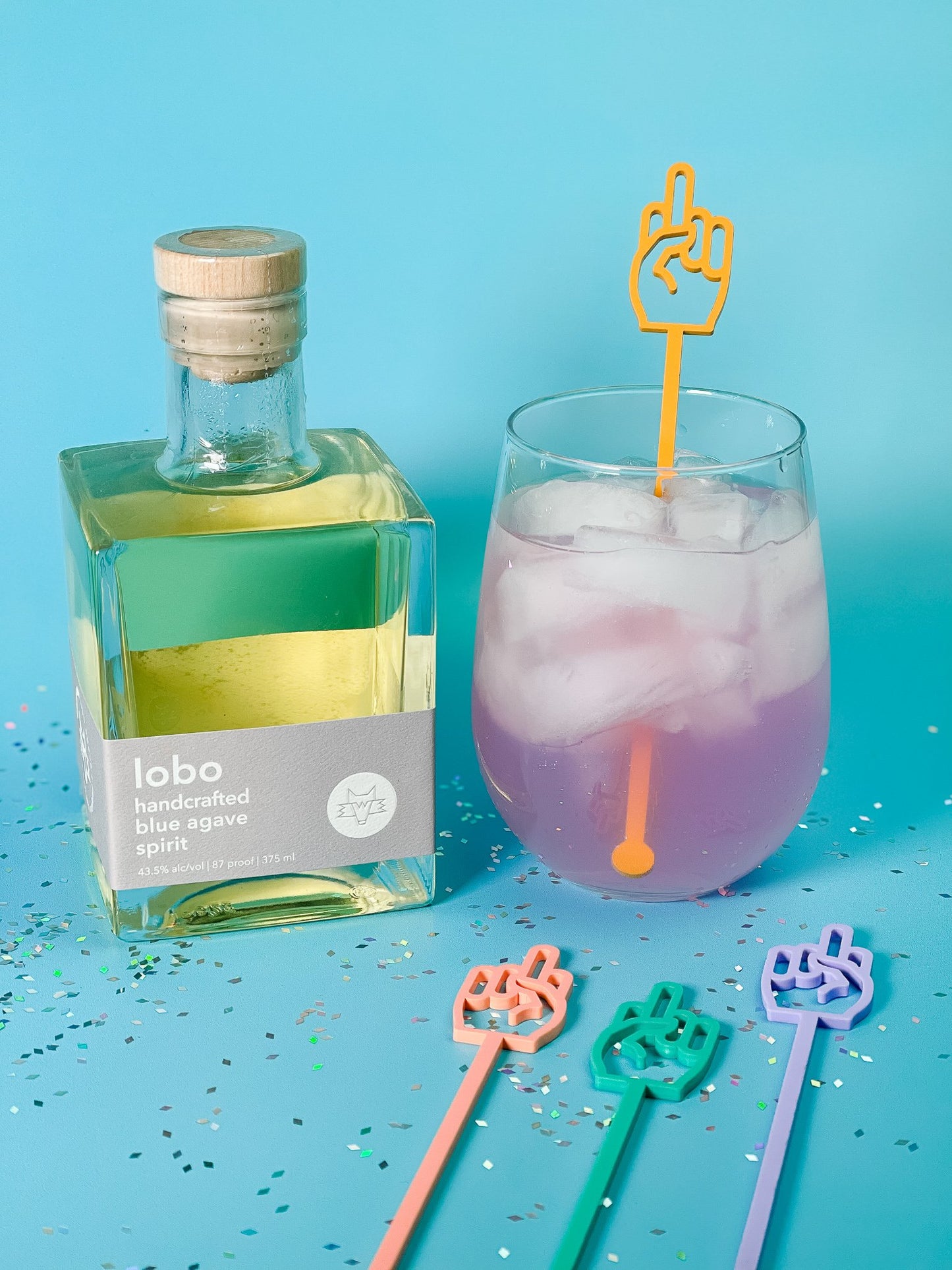 Middle Finger Drink Stirrers