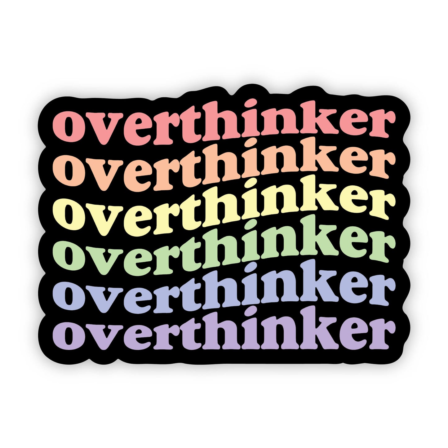 Overthinker Sticker