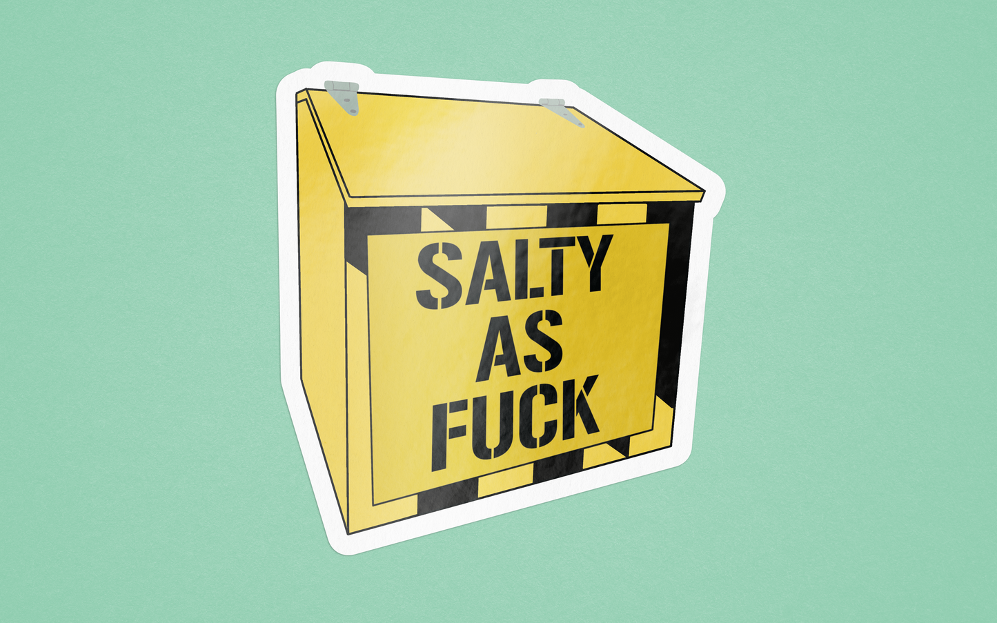 Salty as Fuck Sticker