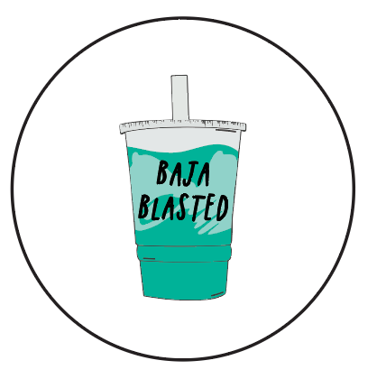 Baja Blasted - Button