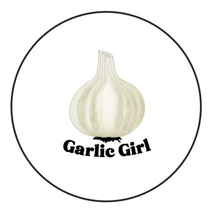 Garlic Girl - Button
