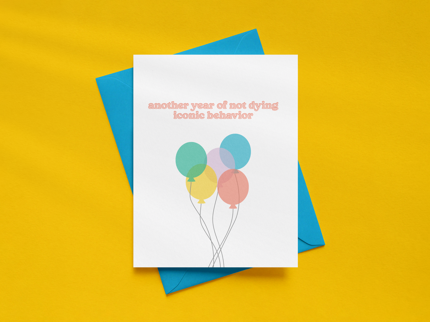 Another Year Of Not Dying, Iconic Behavior Card