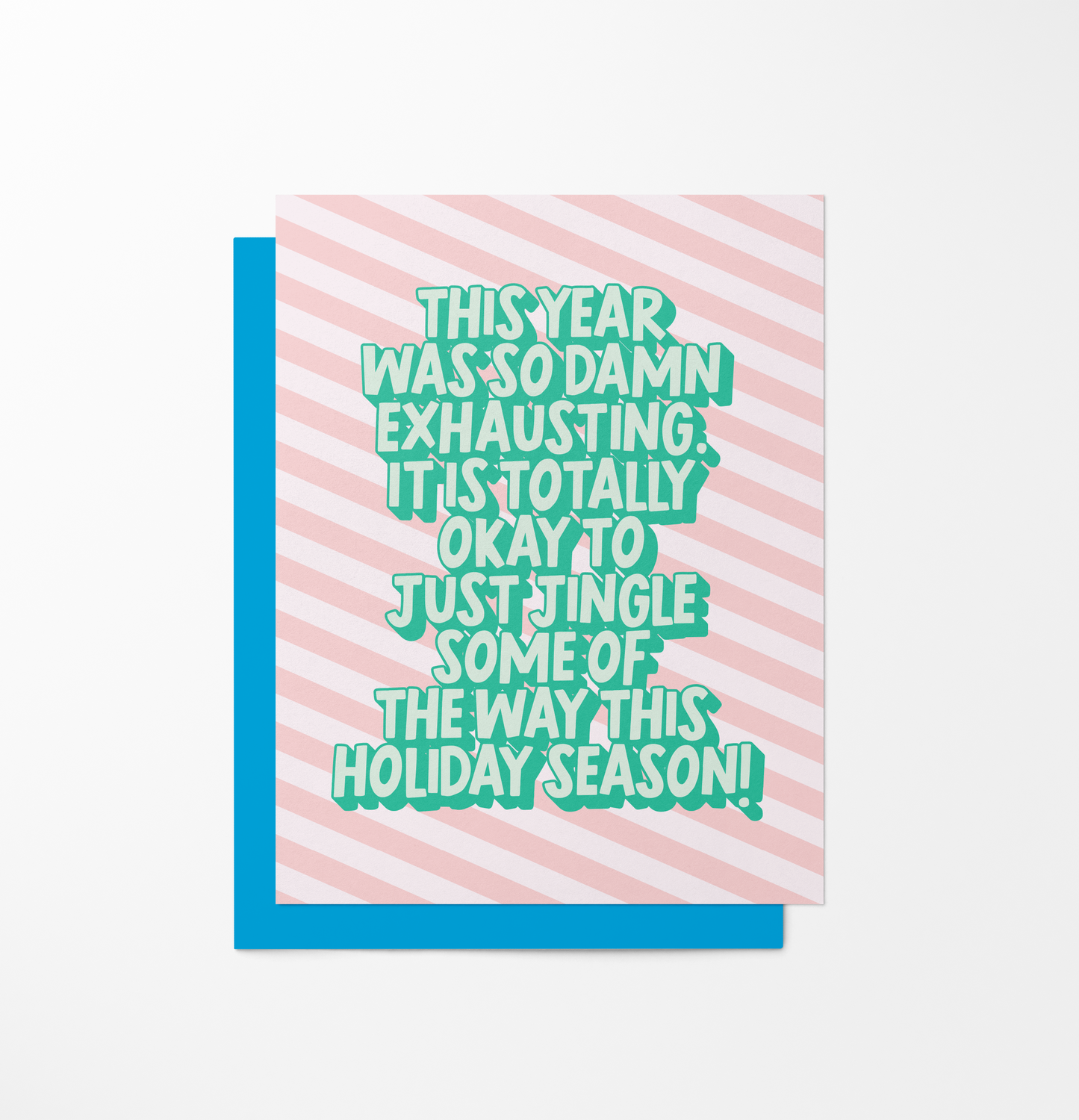 This Year Was So Damn Exhausting Holiday Card