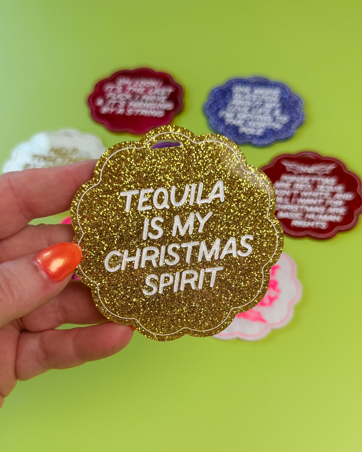 Tequila Is My Christmas Spirit Ornament