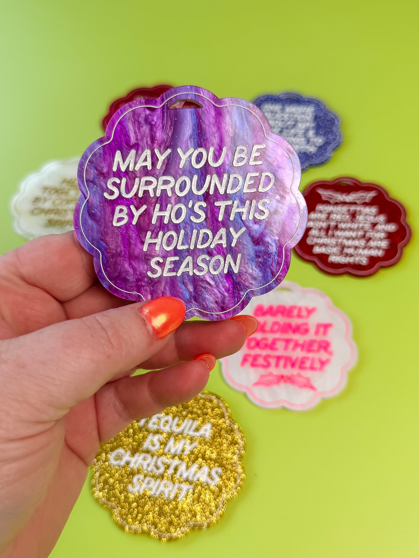 May You Be Surrounded By Ho's This Holiday Season Ornament
