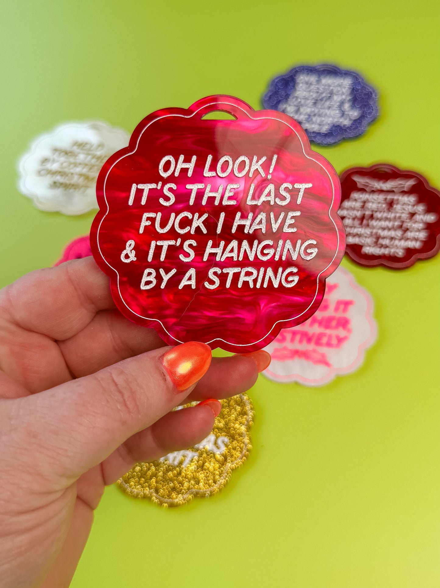 Oh Look! It's The Last Fuck I Have & It's Hanging By A String Ornament