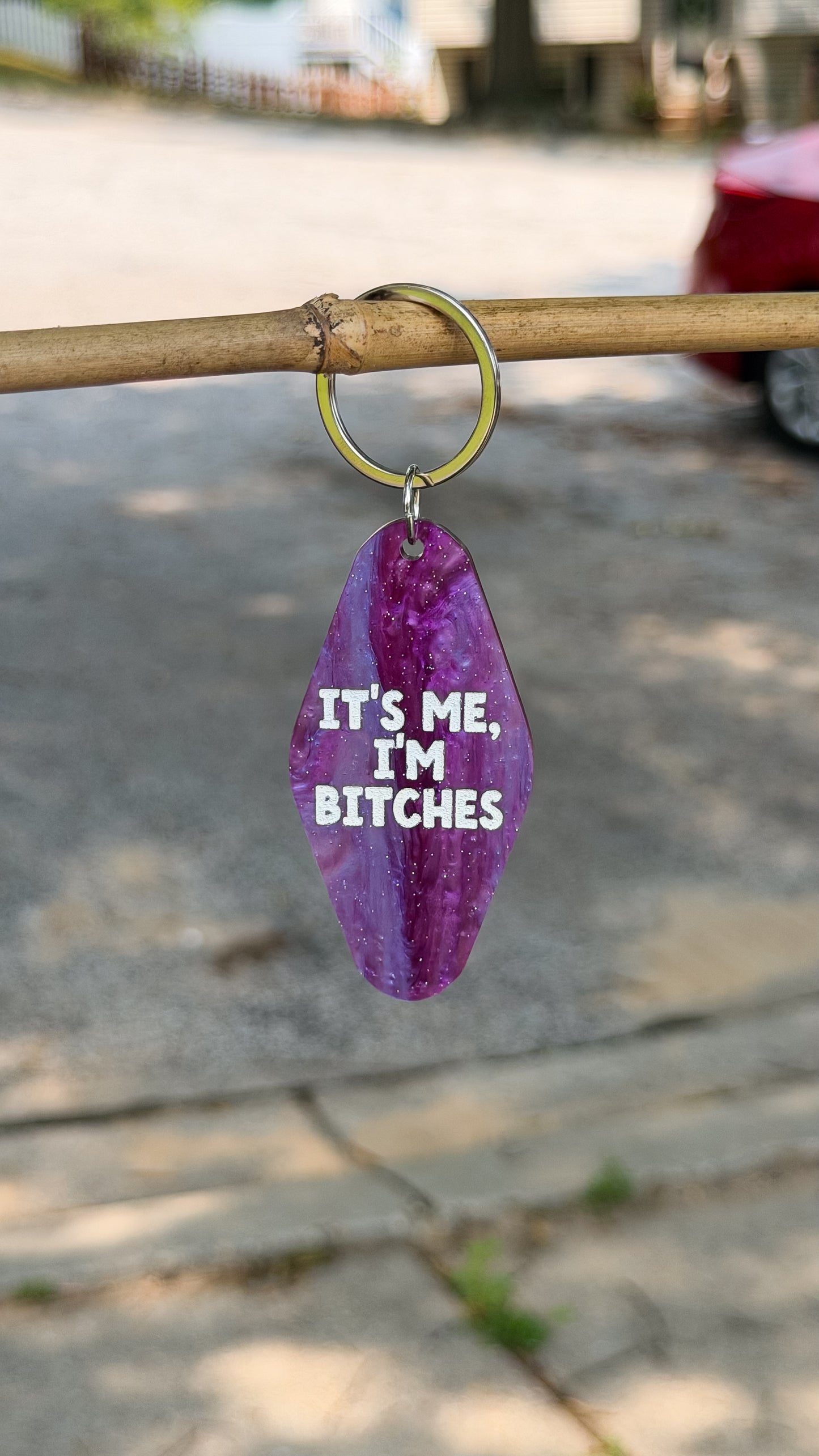 It's Me, I'm Bitches Keychain