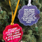 Oh Look! It's The Last Fuck I Have & It's Hanging By A String Ornament