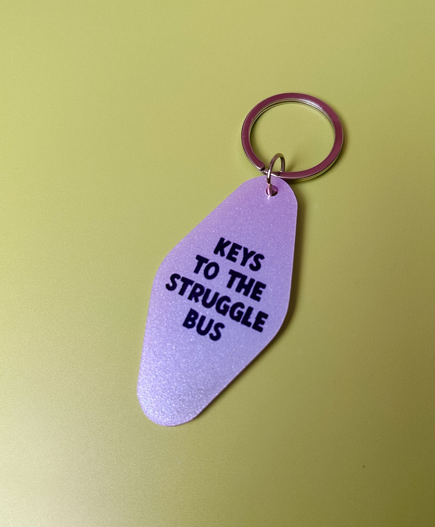 Keys to the Struggle Bus Keychain