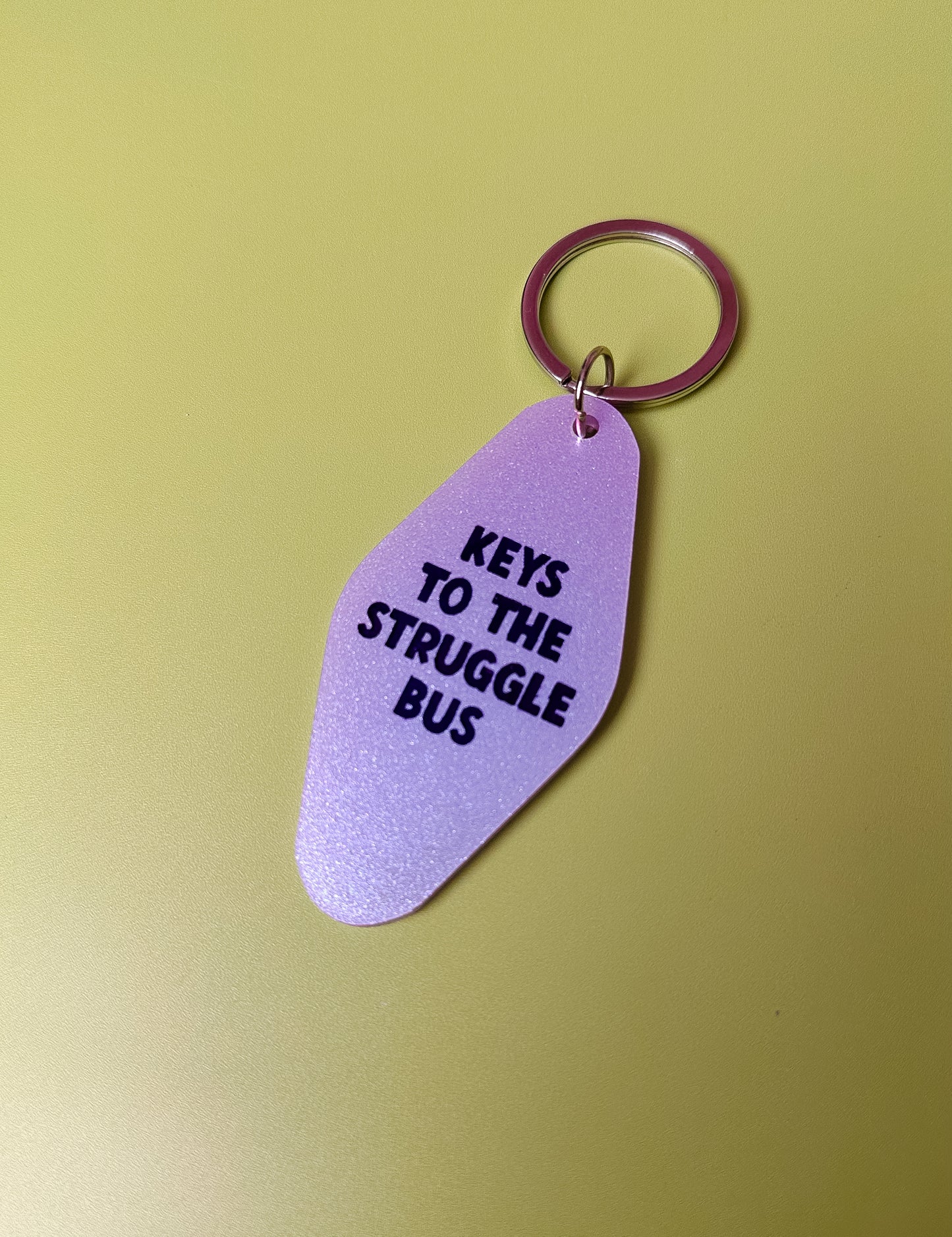 Keys to the Struggle Bus Keychain