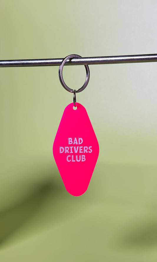 Bad Drivers Club Keychain