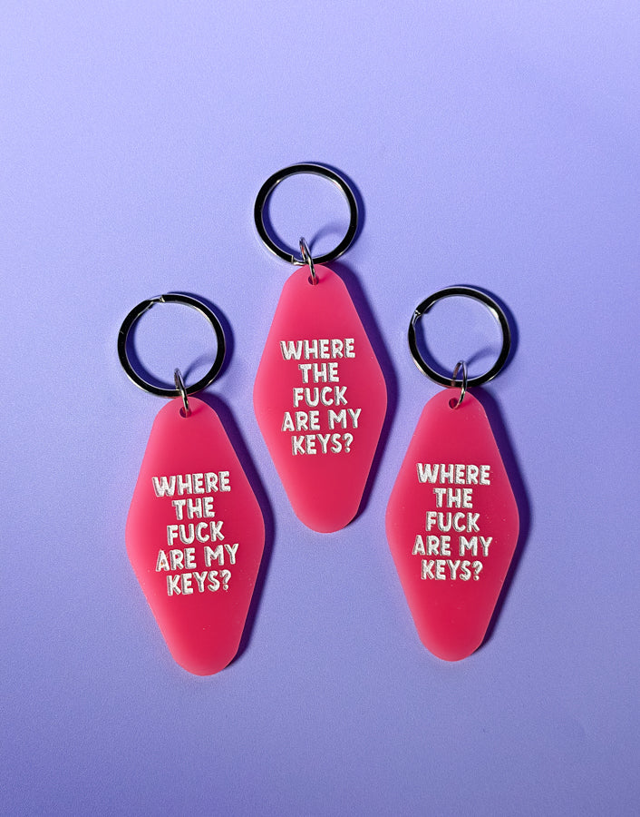 Where the Fuck Are My Keys? Keychain