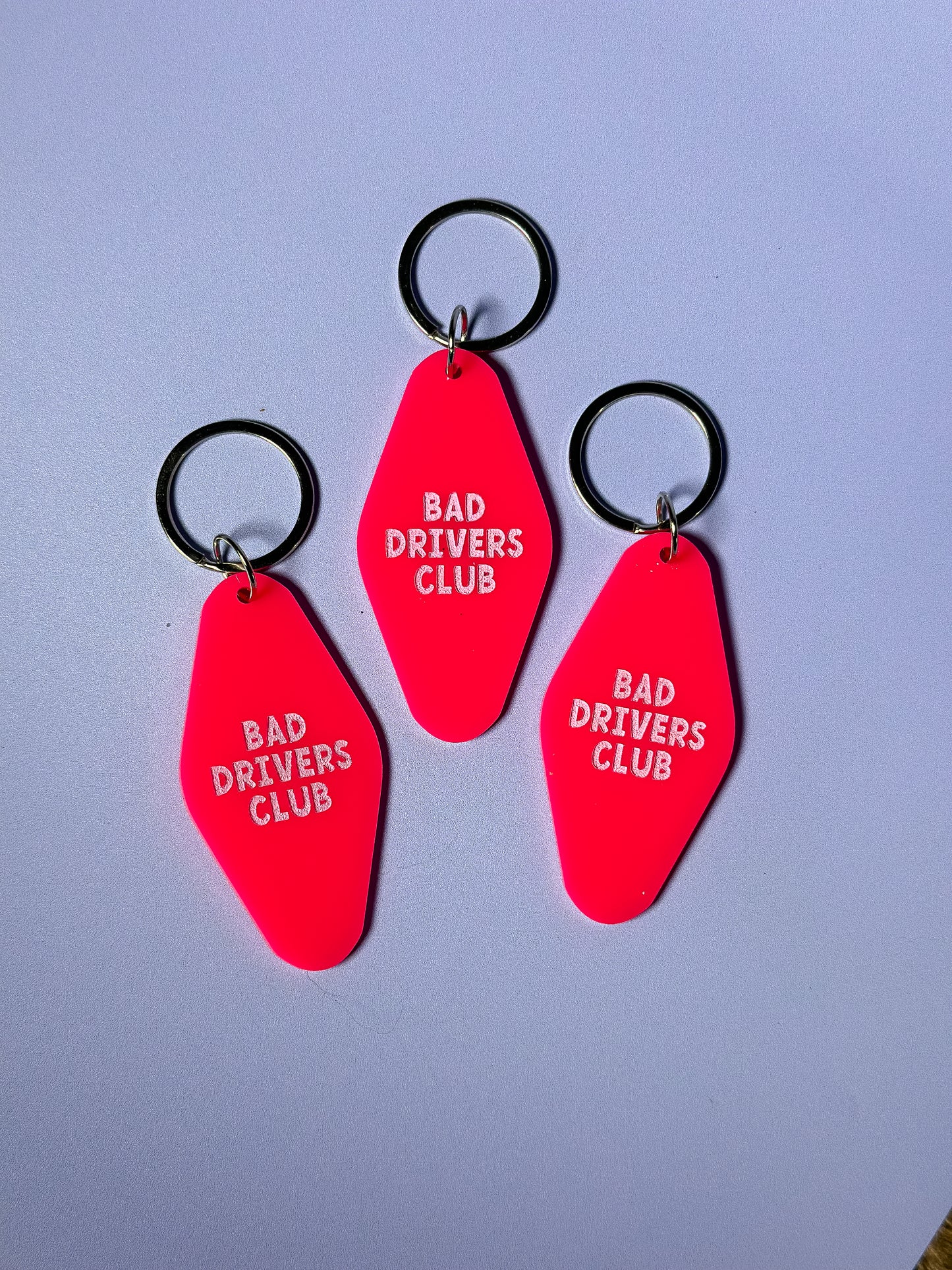 Bad Drivers Club Keychain