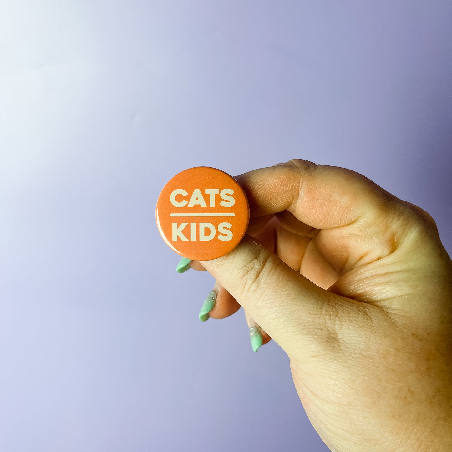 Cats over Kids - Button