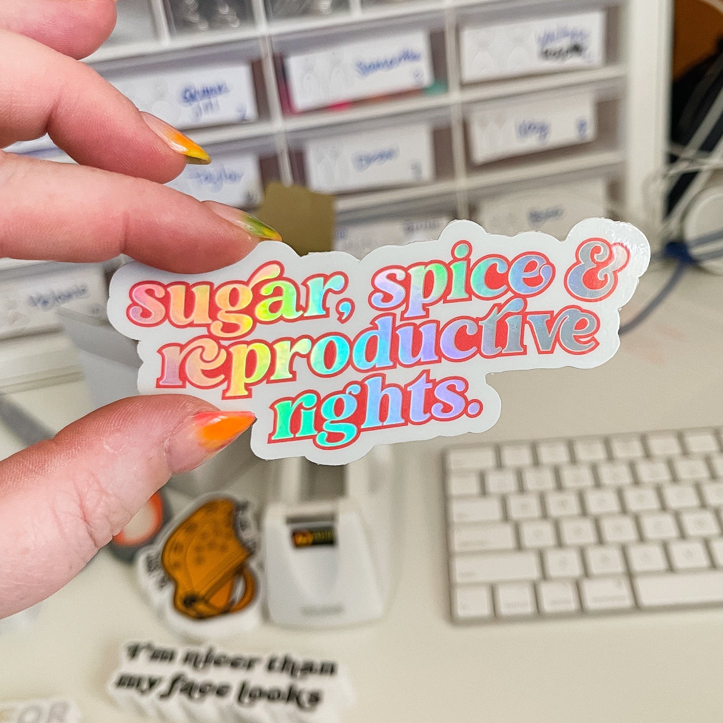 Sugar Spice & Reproductive Rights Sticker