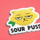 Sour Puss Sticker