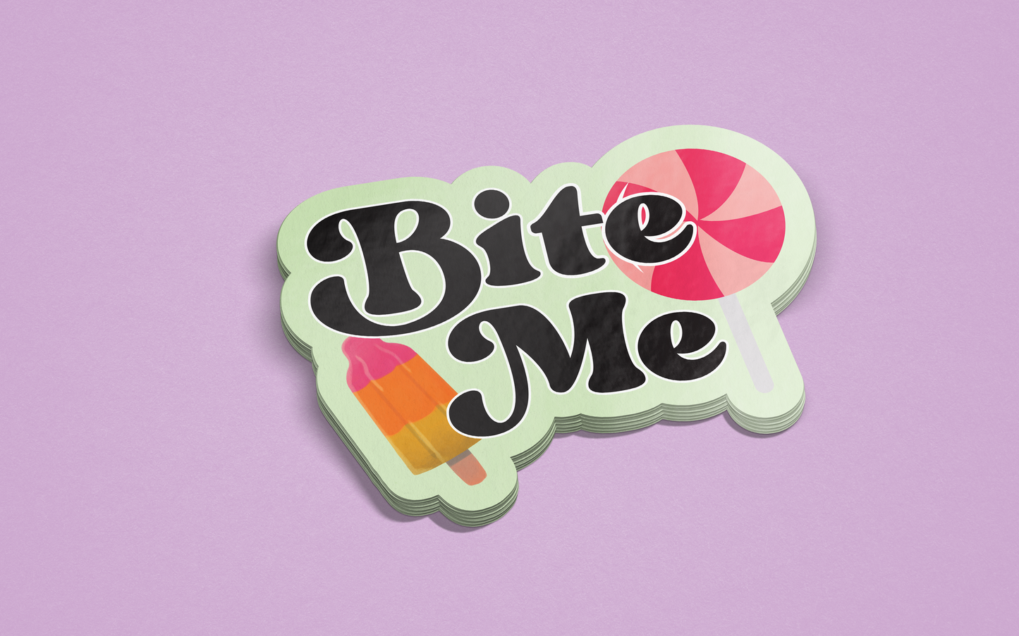 Bite Me Sticker